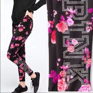 Small Pink VS Studded Bling Leggings